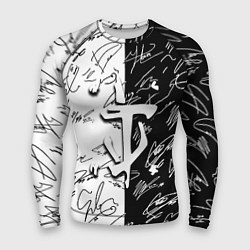 Мужской рашгард Doom автографы