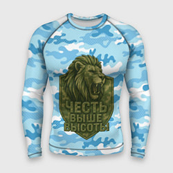 Мужской рашгард Честь выше высоты ВДВ