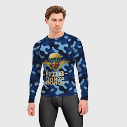 Рашгард мужской ВДВ элита войск - камуфляж, цвет: 3D-принт — фото 2