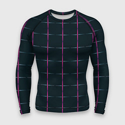 Рашгард мужской Color black stripes, цвет: 3D-принт