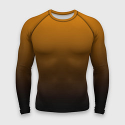 Рашгард мужской Orange gradient, цвет: 3D-принт