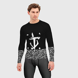 Рашгард мужской Doom геометрия линии, цвет: 3D-принт — фото 2