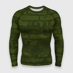 Рашгард мужской Кирпичная стена, цвет: 3D-принт