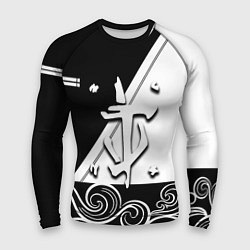 Рашгард мужской Doom стильная геометрия, цвет: 3D-принт