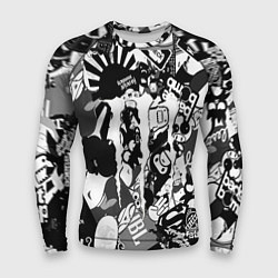 Мужской рашгард Monster energy black sticker