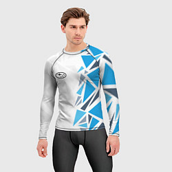 Рашгард мужской Субару - фрагменты, цвет: 3D-принт — фото 2
