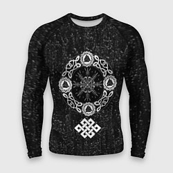 Рашгард мужской Шлем ужаса агисхьяльм в кельтском узле, цвет: 3D-принт