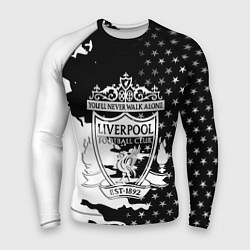 Мужской рашгард Liverpool текстура спорт