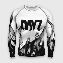 Рашгард мужской Dayz текстура огонь, цвет: 3D-принт