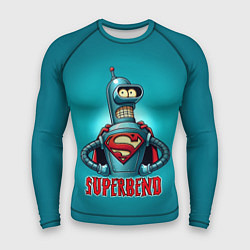 Мужской рашгард Bender superman - collaboration