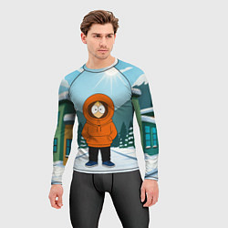 Рашгард мужской Кенни подросток в Южном парке, цвет: 3D-принт — фото 2