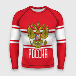 Рашгард мужской Герб России, цвет: 3D-принт