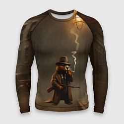 Рашгард мужской Бобритто Бандито мем, цвет: 3D-принт