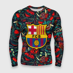 Рашгард мужской Barcelona japan tatoo, цвет: 3D-принт