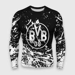Рашгард мужской Borussia белые краски, цвет: 3D-принт