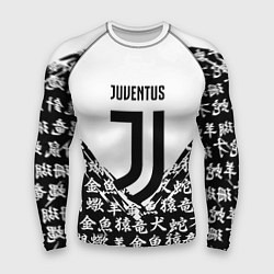 Мужской рашгард Juventus символы китайские