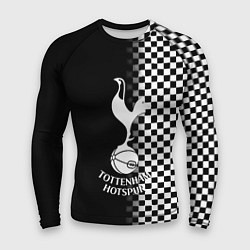 Рашгард мужской Тоттенхэм клетка шахматная, цвет: 3D-принт