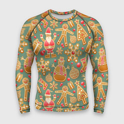Мужской рашгард Имбирные пряники