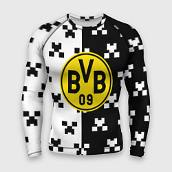 Рашгард мужской Borussia pattern minecraft, цвет: 3D-принт