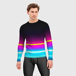 Рашгард мужской Beach shorts, цвет: 3D-принт — фото 2