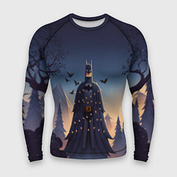 Мужской рашгард Новогодний Бэтмен