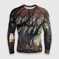 Рашгард мужской Призрачный лес, цвет: 3D-принт