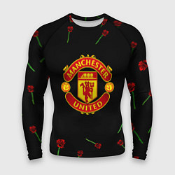 Мужской рашгард Манчестер Юнайтед розы