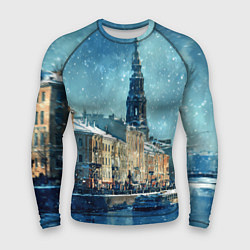 Мужской рашгард Снегопад в Санкт-Петербурге