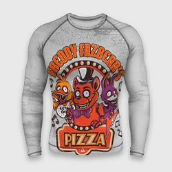Рашгард мужской Freddy Pizza, цвет: 3D-принт