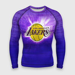 Рашгард мужской Los Angeles Lakers, цвет: 3D-принт