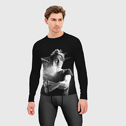 Рашгард мужской Земфира на сцене, цвет: 3D-принт — фото 2