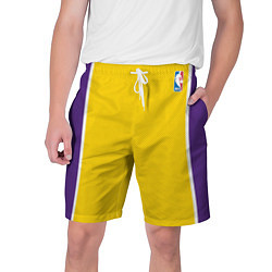 Шорты на шнурке мужские Lakers, цвет: 3D-принт