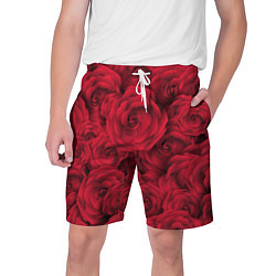 Мужские шорты Красные розы