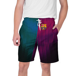 Шорты на шнурке мужские Barcelona FC: Abstract 2018, цвет: 3D-принт