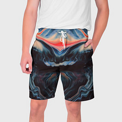 Шорты на шнурке мужские Abstract collection, цвет: 3D-принт