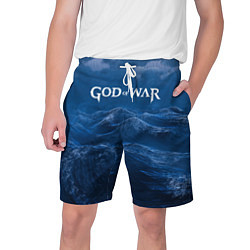 Шорты на шнурке мужские God of War: Rage of the waves, цвет: 3D-принт