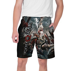 Шорты на шнурке мужские God of War, цвет: 3D-принт