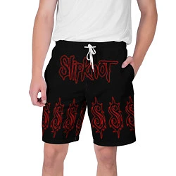 Шорты на шнурке мужские Slipknot 5, цвет: 3D-принт