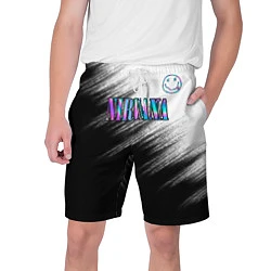 Шорты на шнурке мужские Nirvana, цвет: 3D-принт