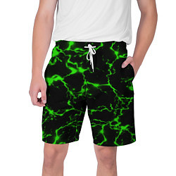 Шорты на шнурке мужские Green Flash, цвет: 3D-принт