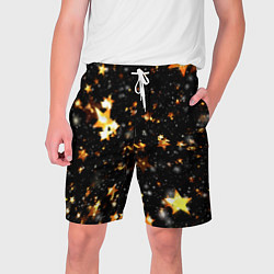 Шорты на шнурке мужские Звезды боке, цвет: 3D-принт