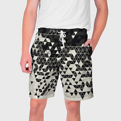 Шорты на шнурке мужские Абстракция, цвет: 3D-принт