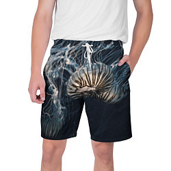Шорты на шнурке мужские Рисунок медуза, цвет: 3D-принт