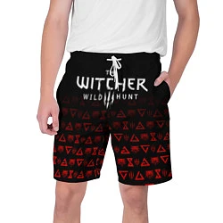 Шорты на шнурке мужские THE WITCHER 1, цвет: 3D-принт