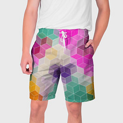 Мужские шорты Абстрактный разноцветный узор