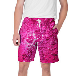 Мужские шорты Розовые Пузырьки