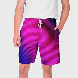 Мужские шорты Фиолетово-малиновый градиент
