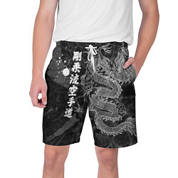 Мужские шорты Токийский Дракон Иероглифы Dragon Japan