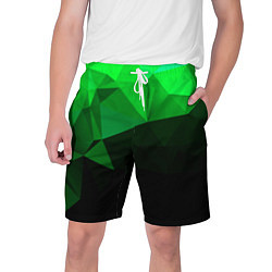 Мужские шорты Изумрудный Зеленый Геометрия