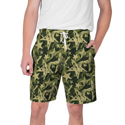 Шорты на шнурке мужские Star camouflage, цвет: 3D-принт